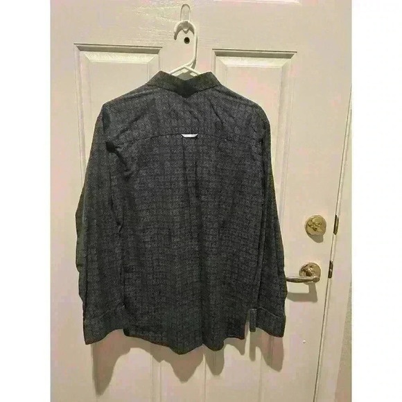 Panhandle Tuf Cooper Mens L Shirt Long Sleeve Button-Down Multicolor Blue Black - Picture 6 of 10